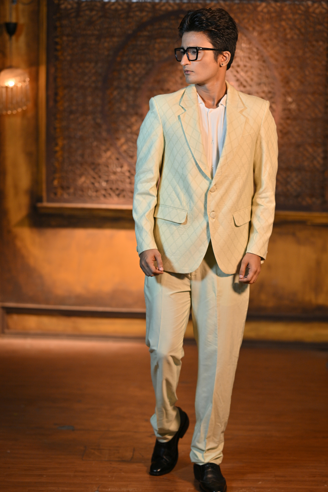 PASTEL GREEN BLAZER WITH PANT (Customize Request)