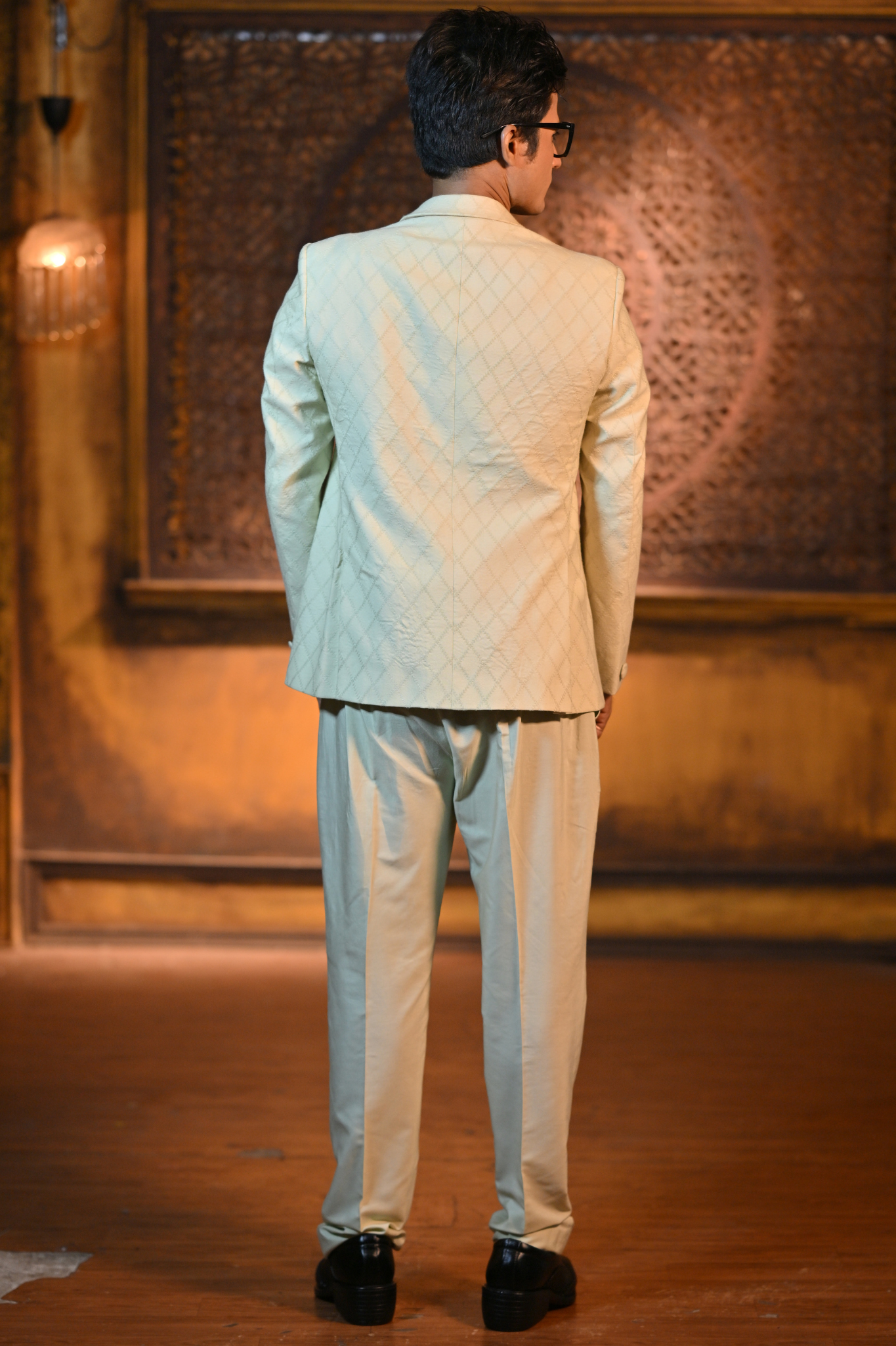 PASTEL GREEN BLAZER WITH PANT (Customize Request)