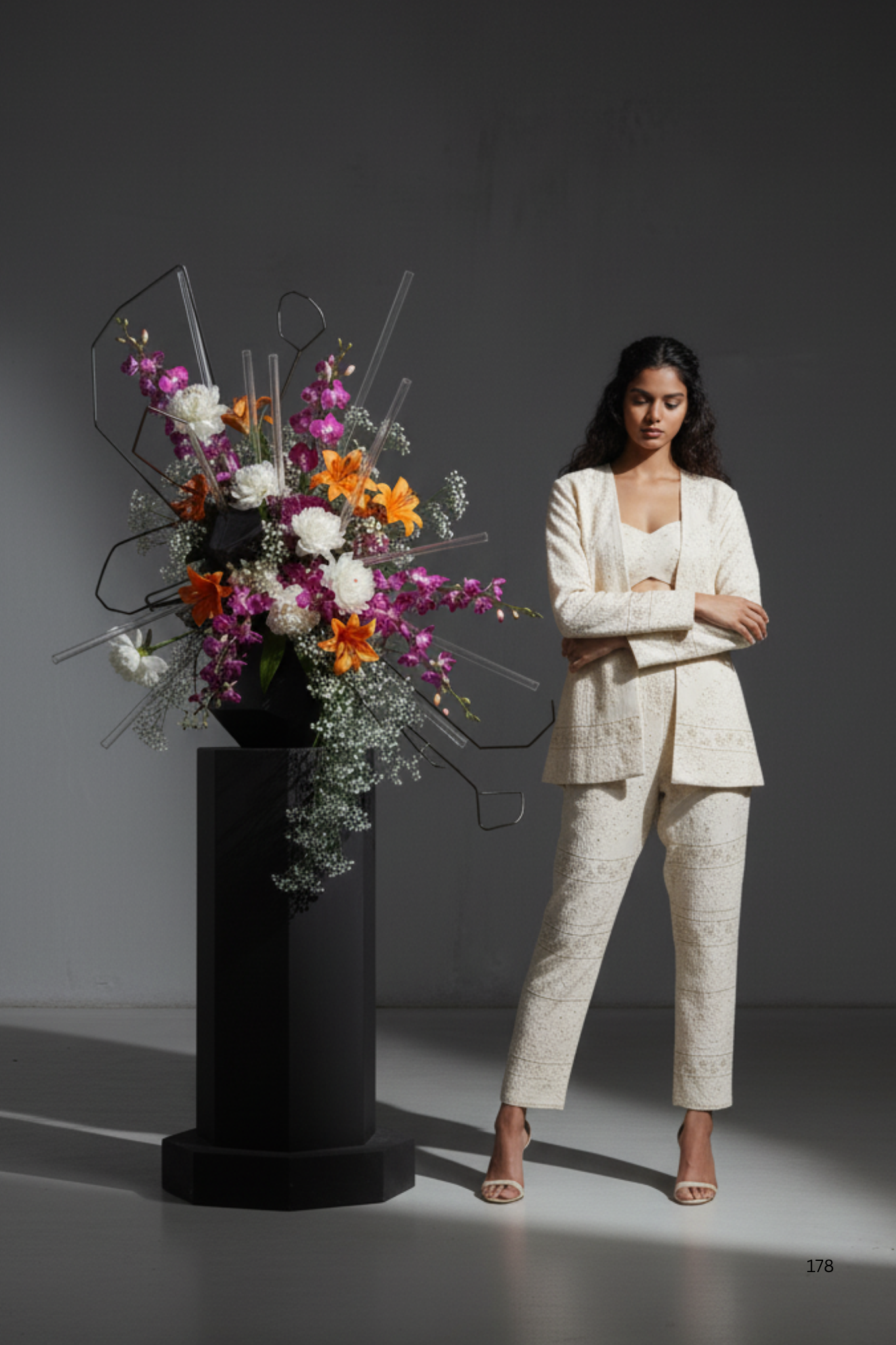 Ivory Chikankari Co-Ord Set