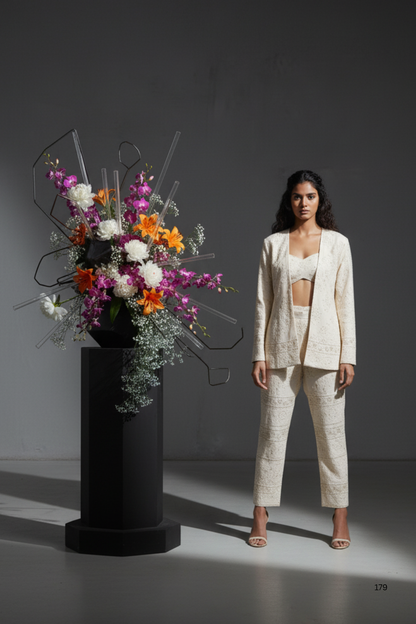 Ivory Chikankari Co-Ord Set