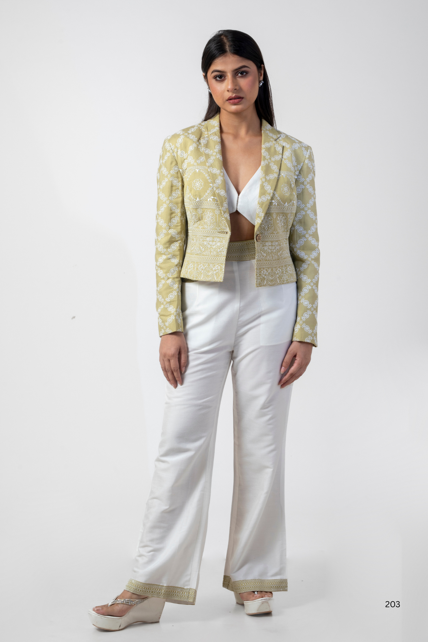 Mint Green and White Formal Co-Ord Sets