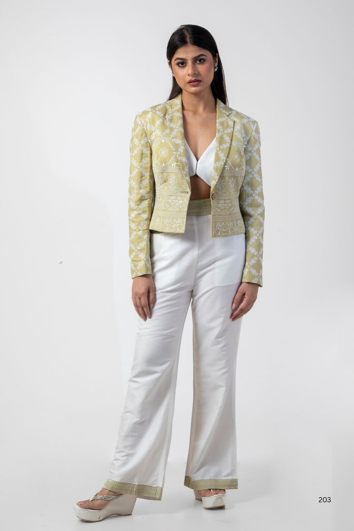 Mint Green and White Formal Co-Ord Sets