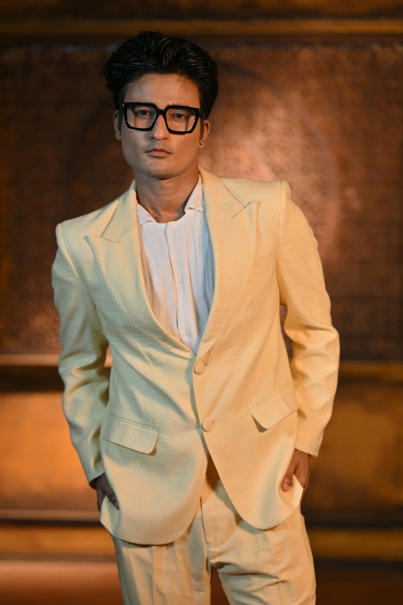 YELLOW PASTEL BLAZER WITH PANT (Customize Request)