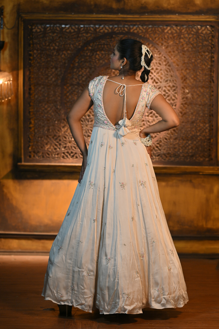 LIGHT PEACH GOWN (Customize Request)