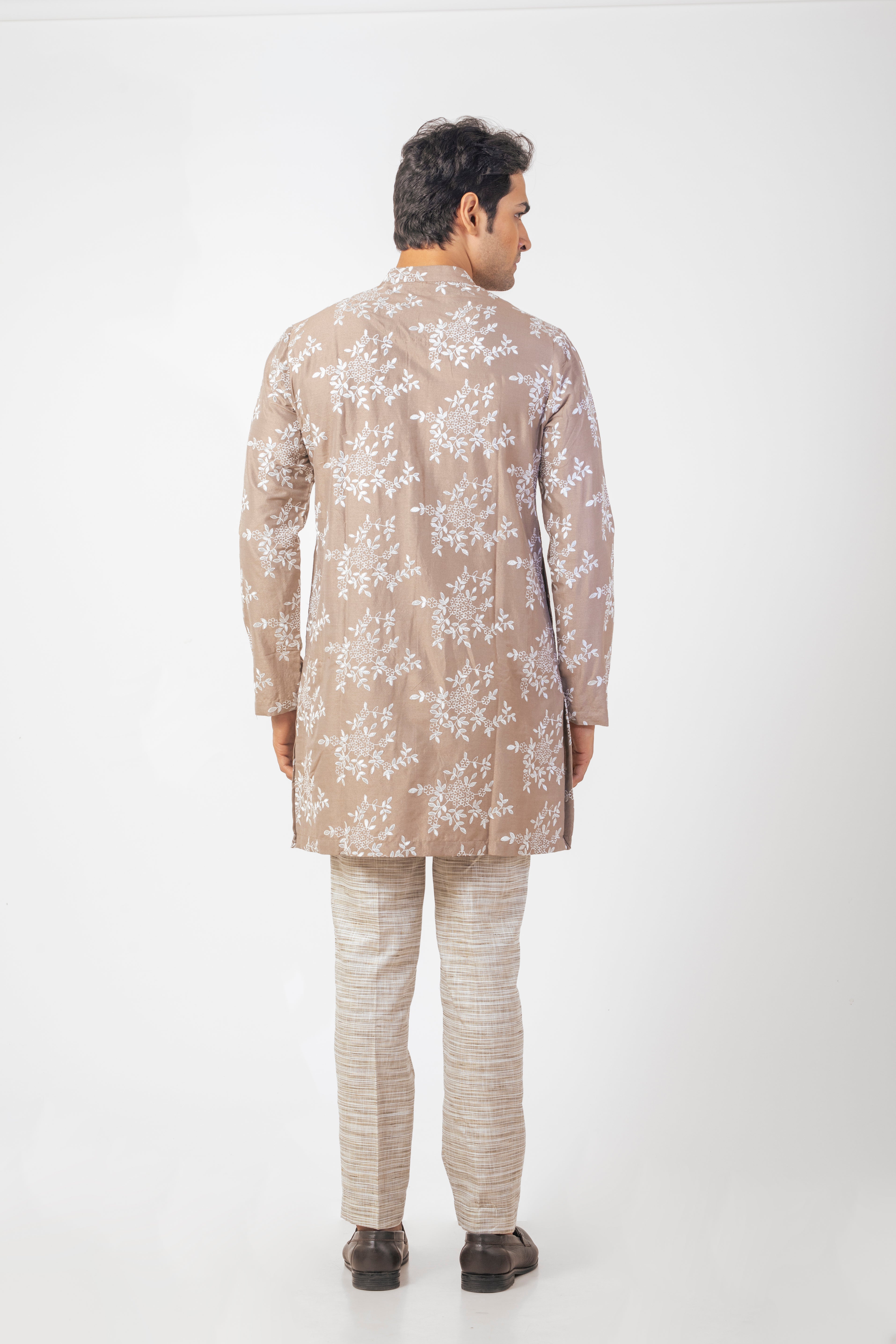 Simple Embroidered Kurta Set