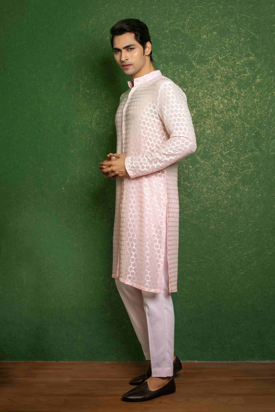 Elegant Silk Kurta Set Ensemble