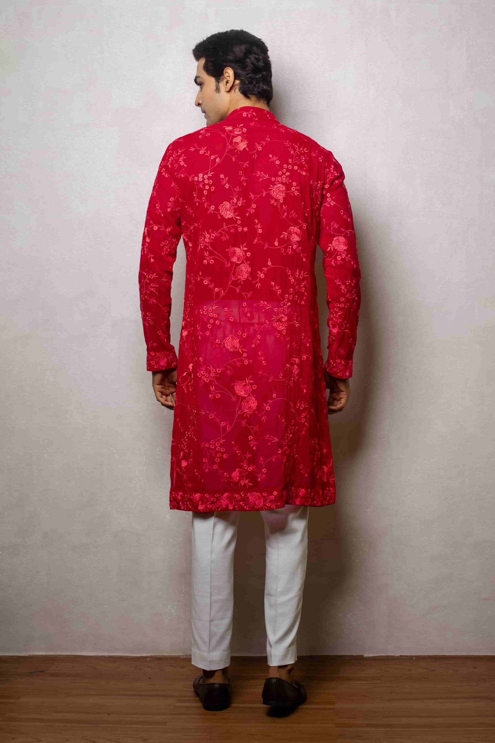 Shop Online for Affifa's Red Kurta