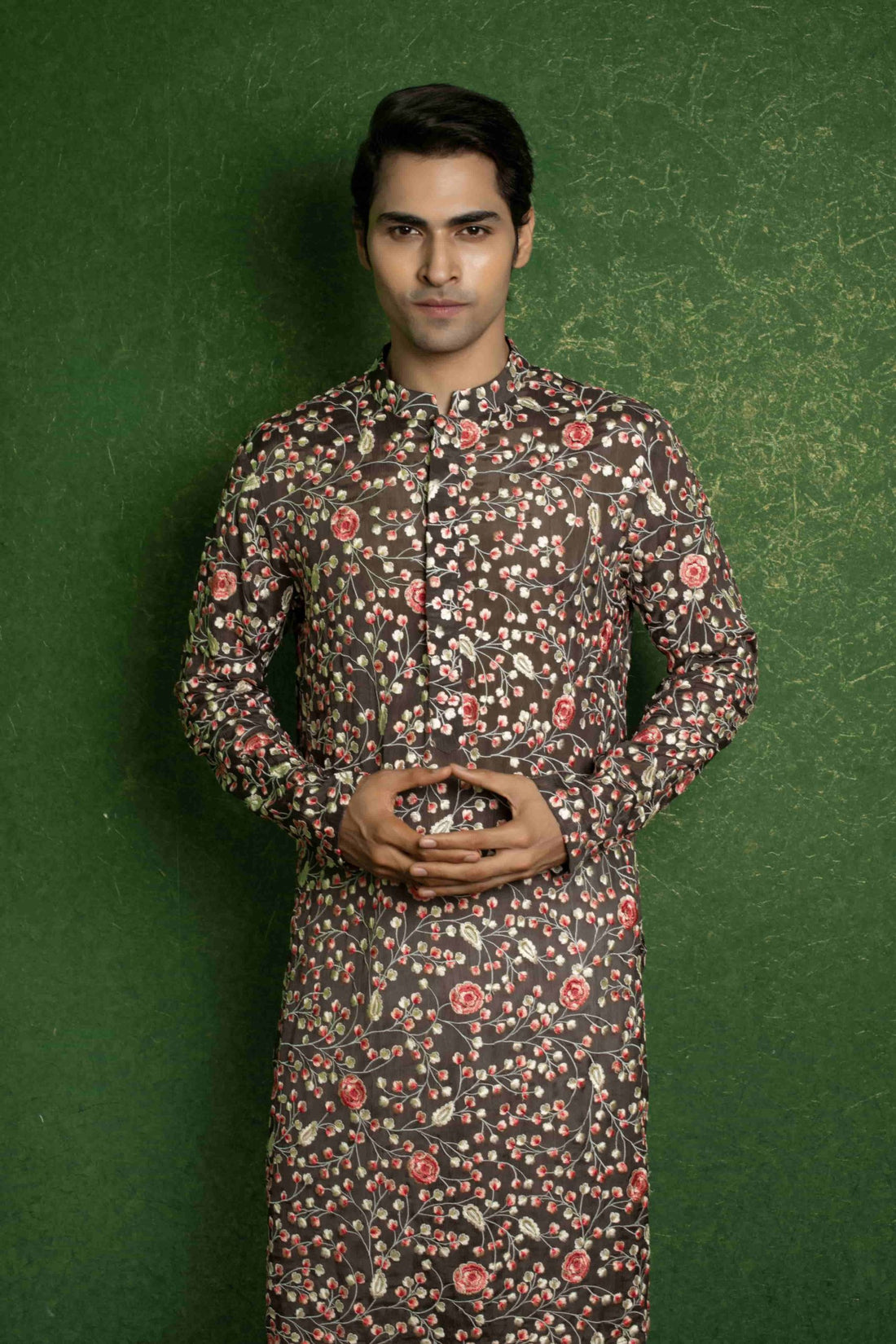 Floral Embroidered Kurta Set