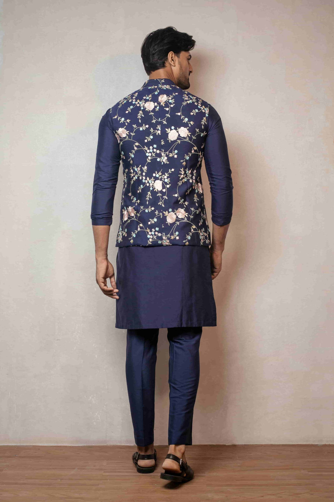 Silk Kurta with Nehru Jacket