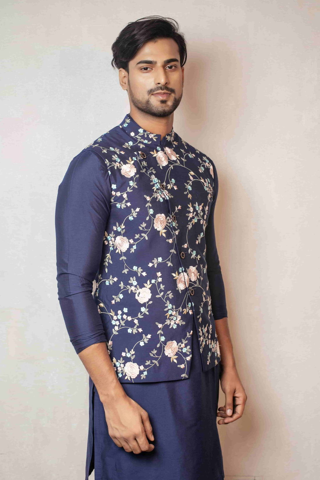 Katan Silk Nehru Jacket