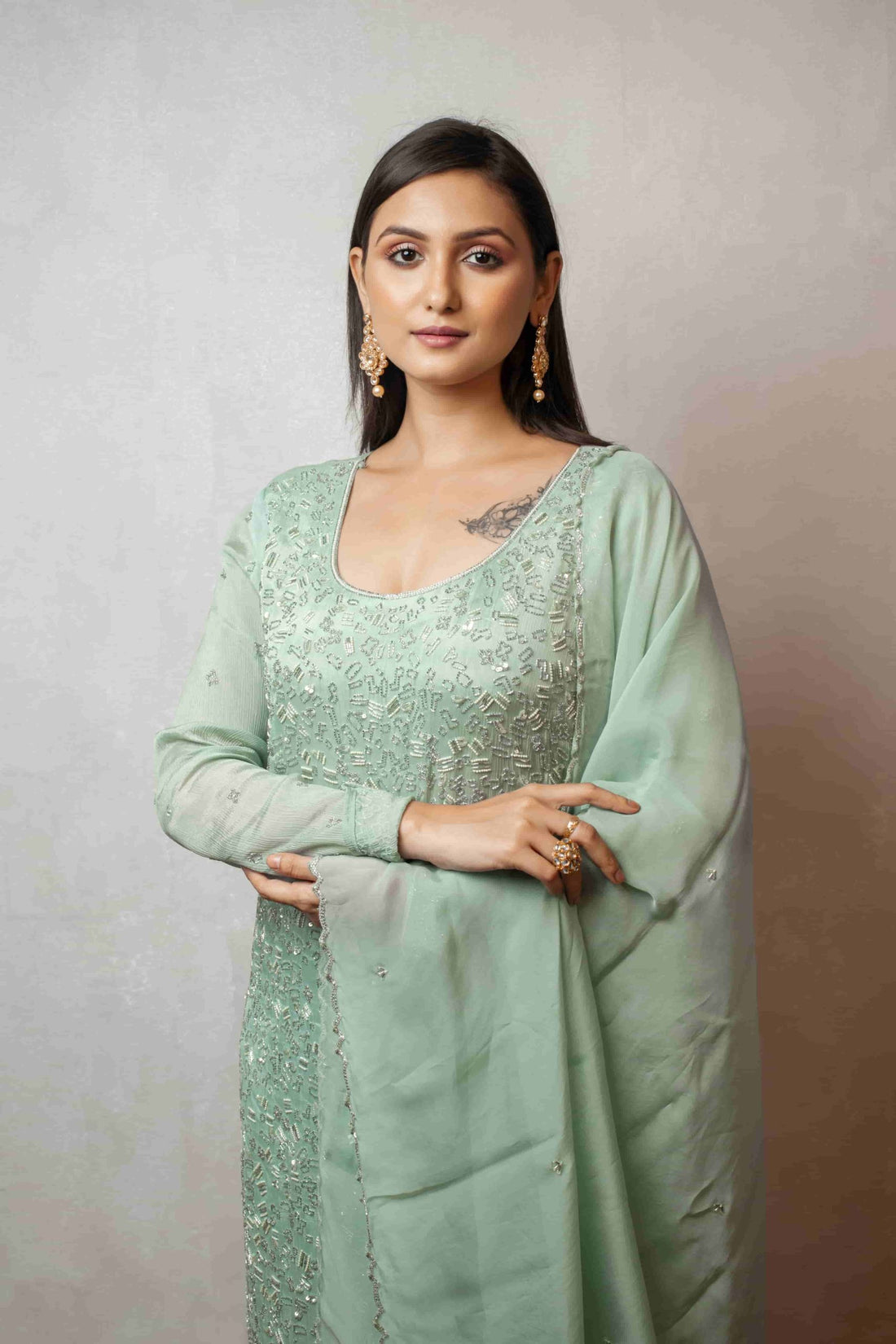 Aquamarine Ethnic Attire