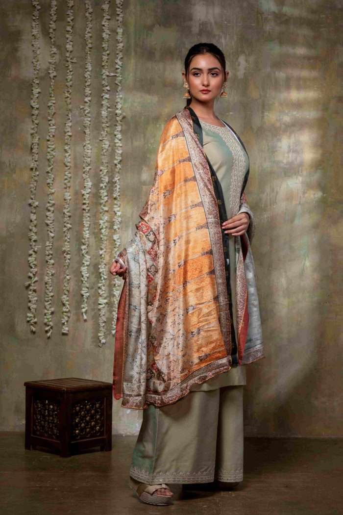 Dori Adorned Ensemble in Silk Sage