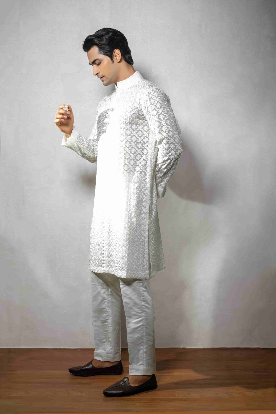 Chikankari Embroidered Attire Duo