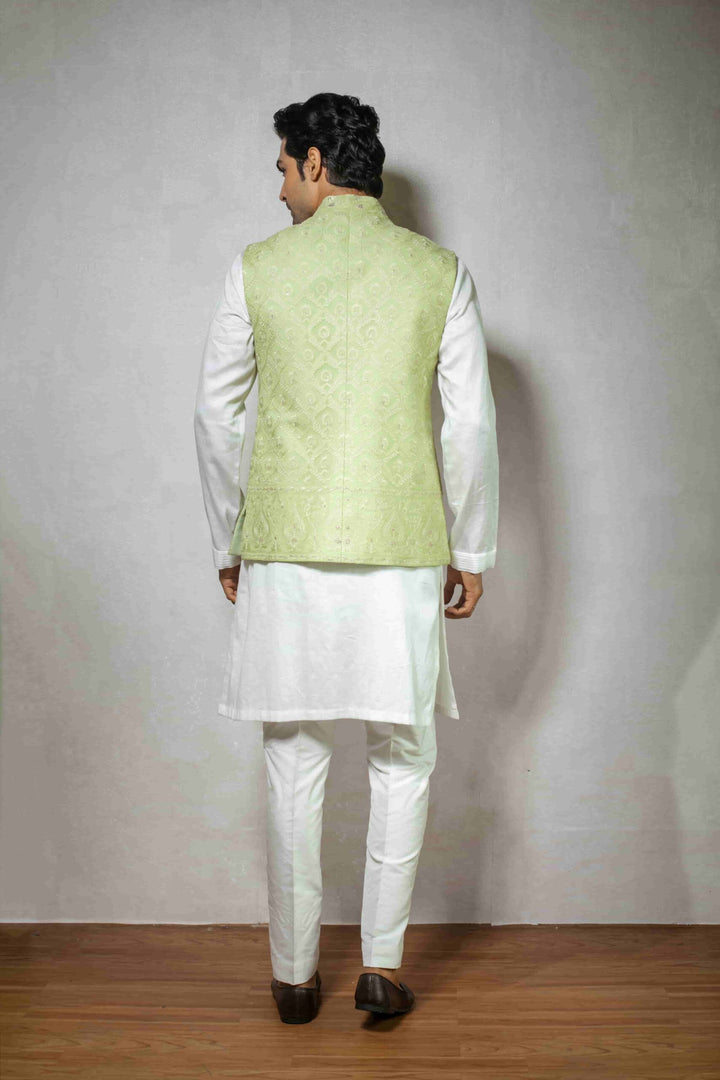 Elegant Affifa Jacket with Kurta