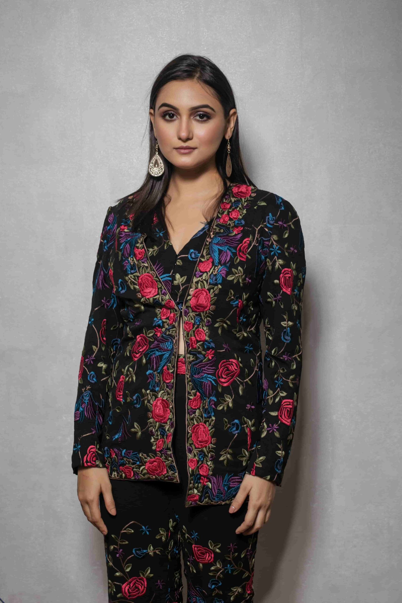 Kashmiri Silk Matching Outfit