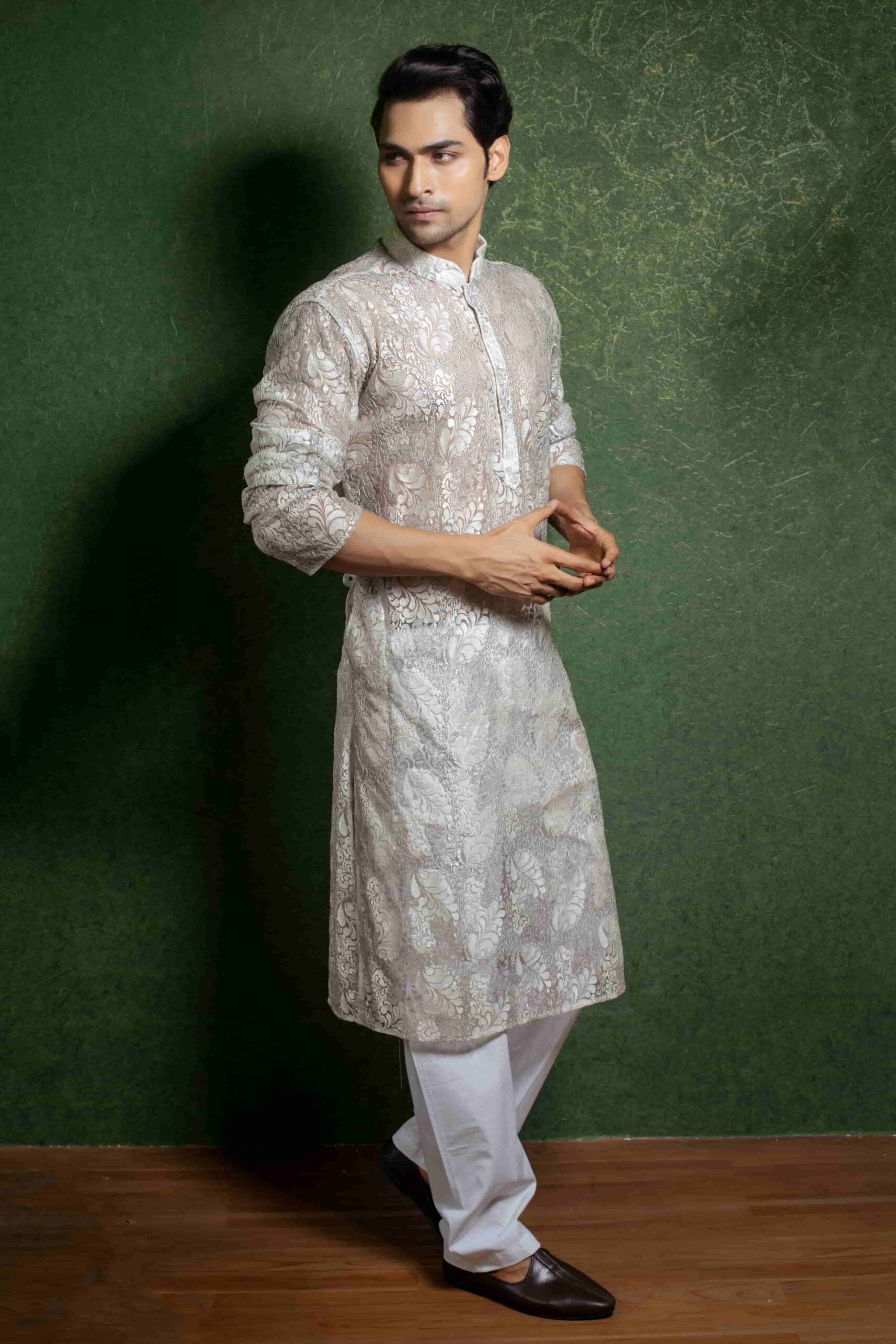 Men's Kurta Sets in Grey