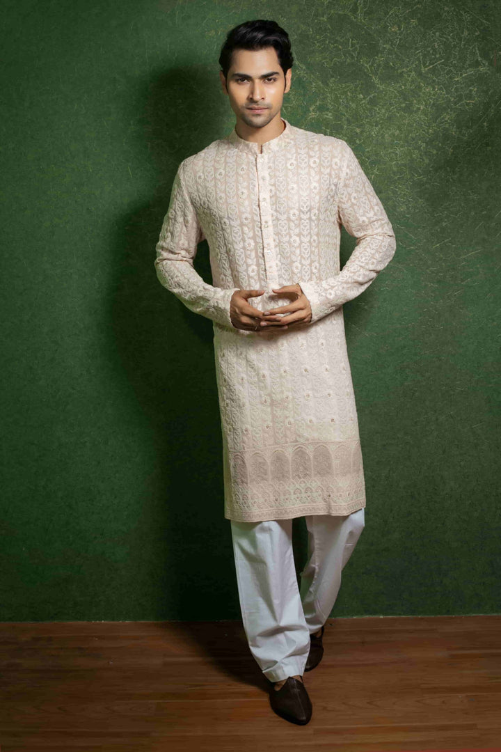 Light Peach Kurtas Sets