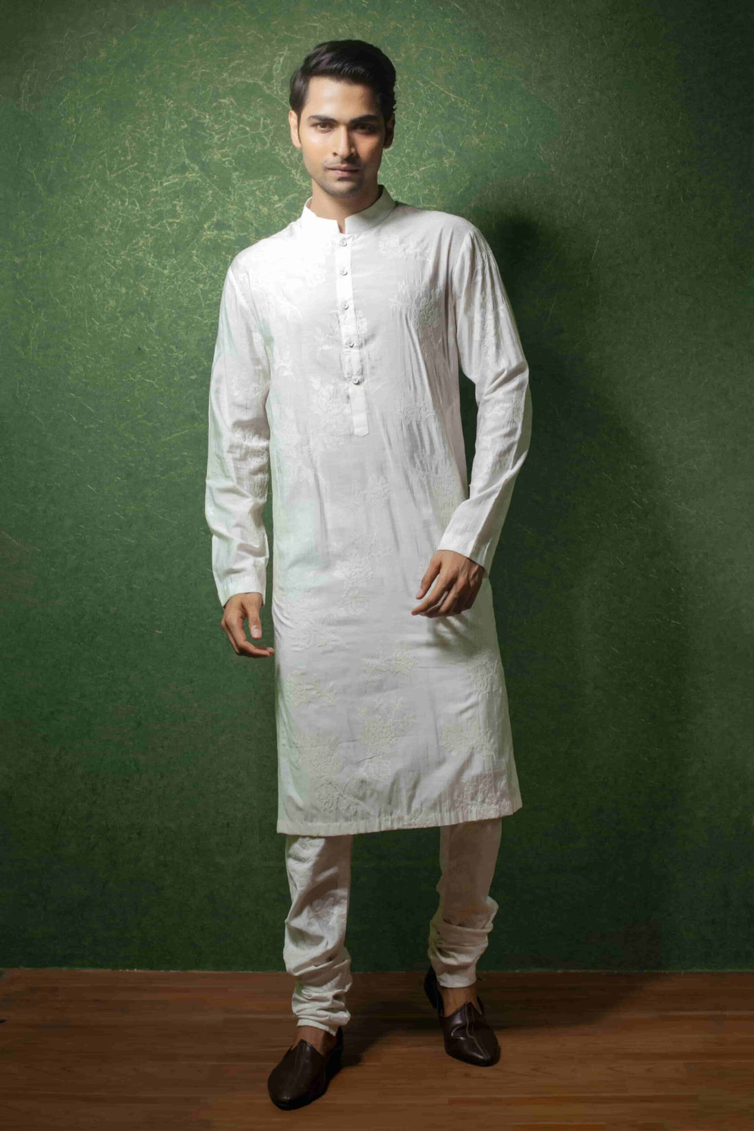 Off White Men's Kurta Set