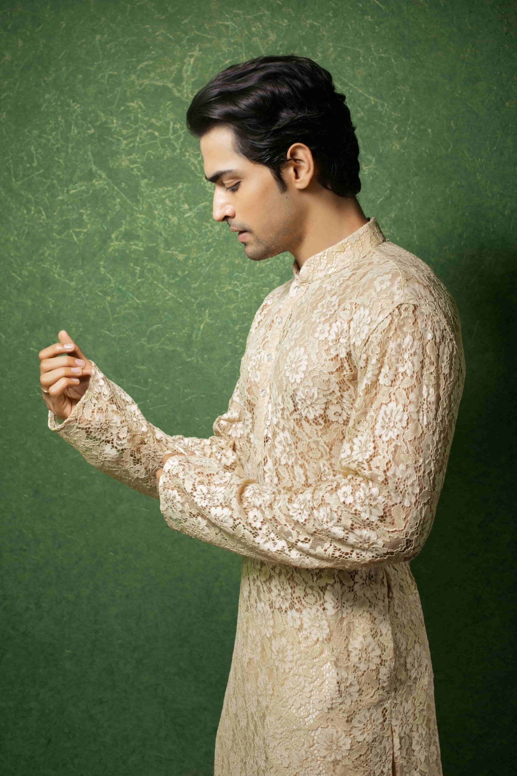 Sophisticated Beige Attire for Men - Order Now!