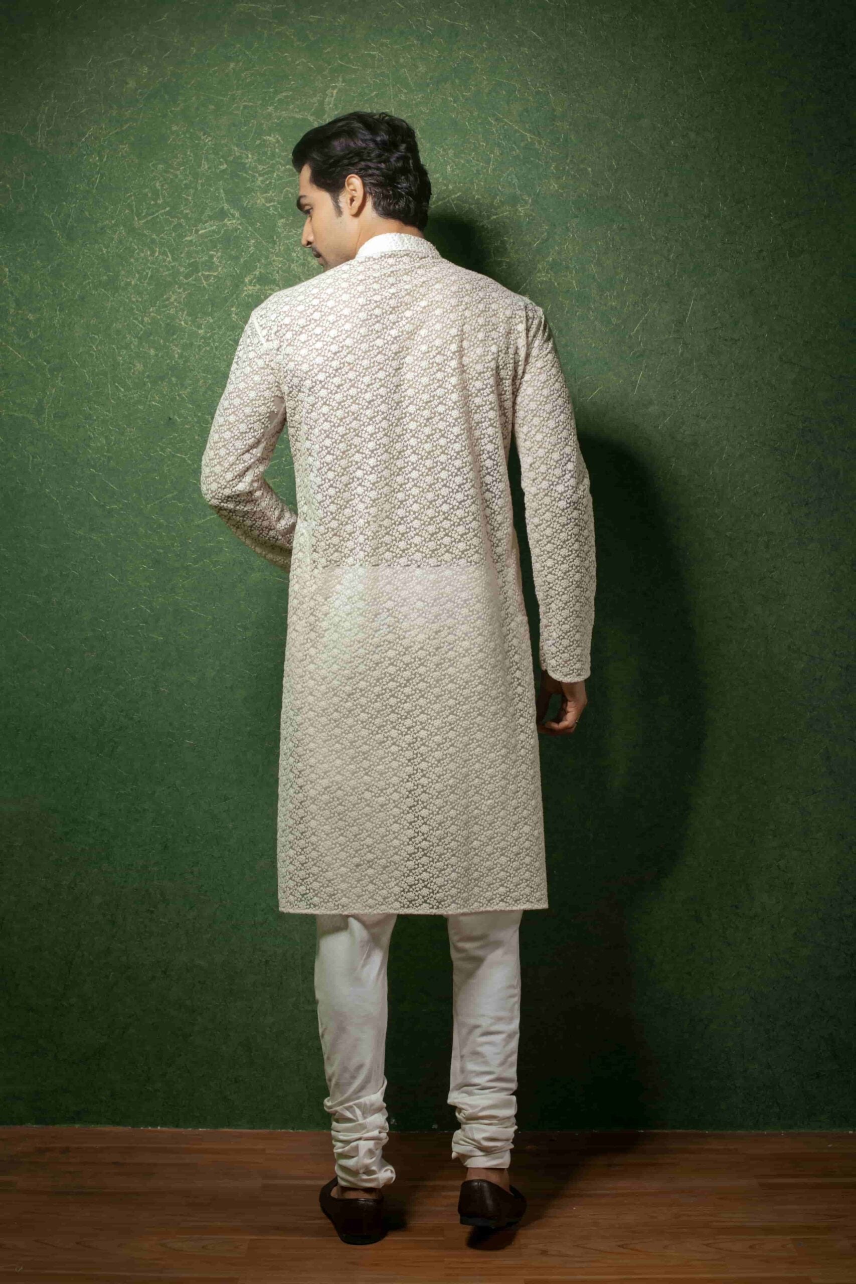 Ivory Kurta Pajama Set for Men