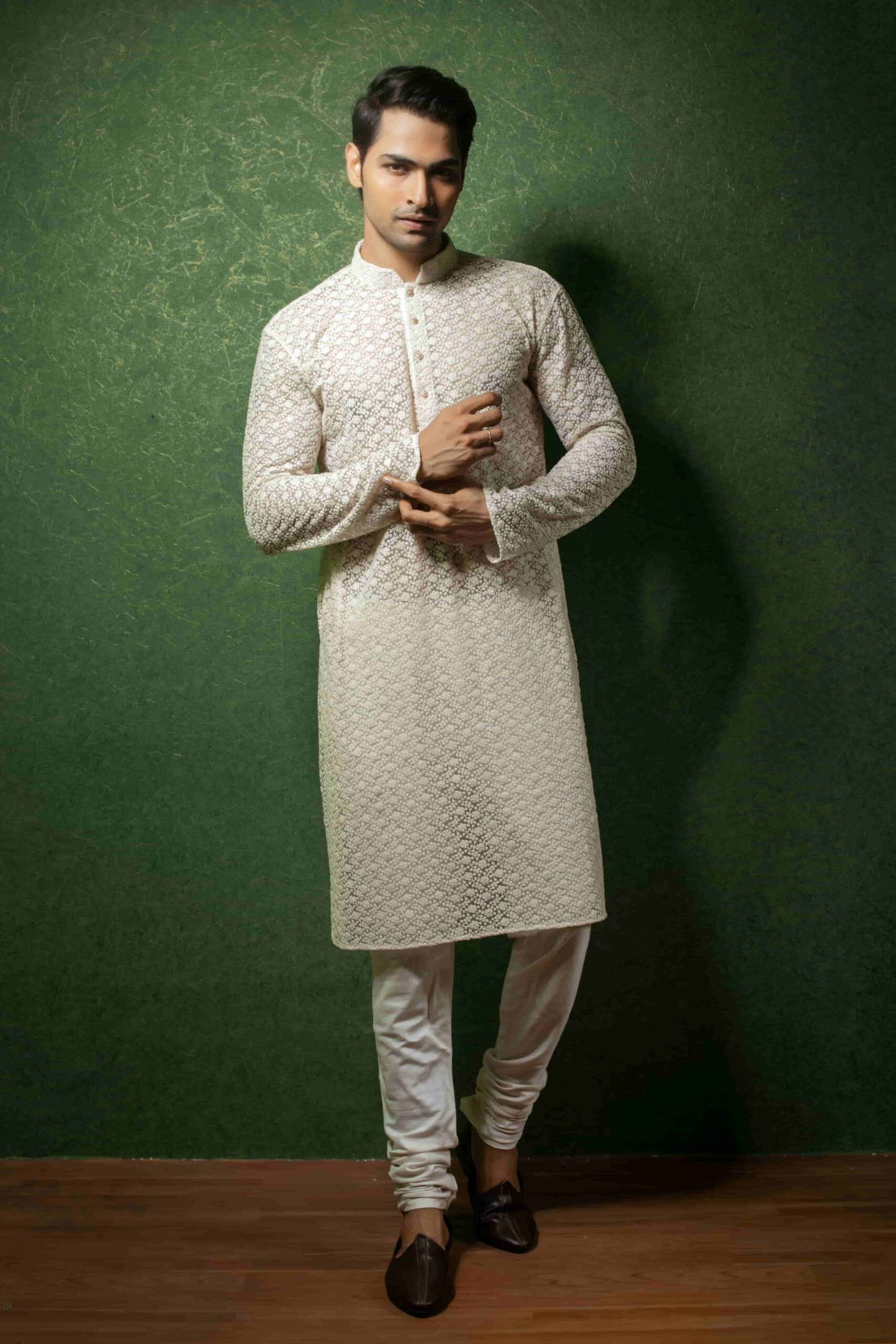 Chikankari Traditional Men's Outfit