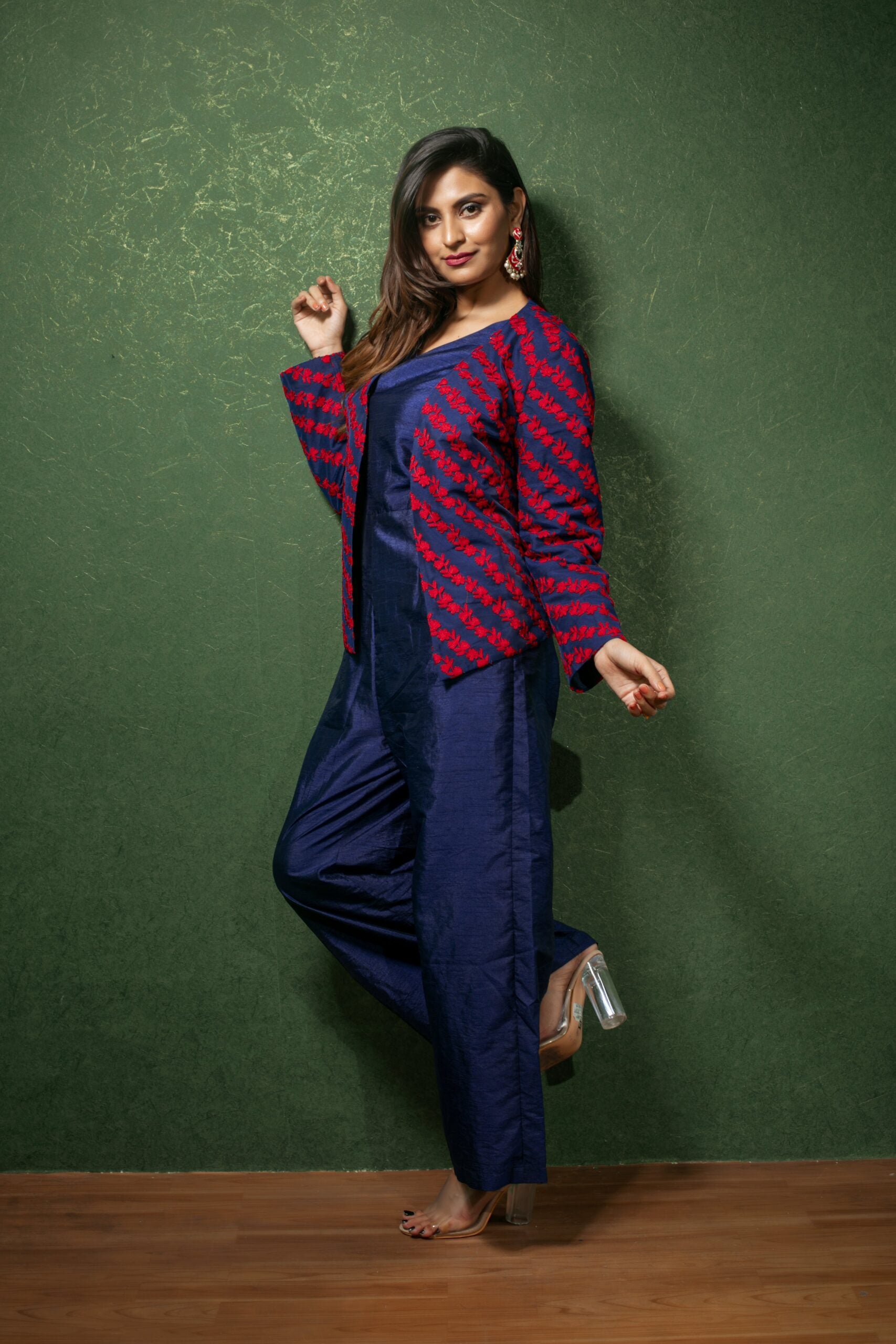 Chic Navy Blue AFFIFA Set