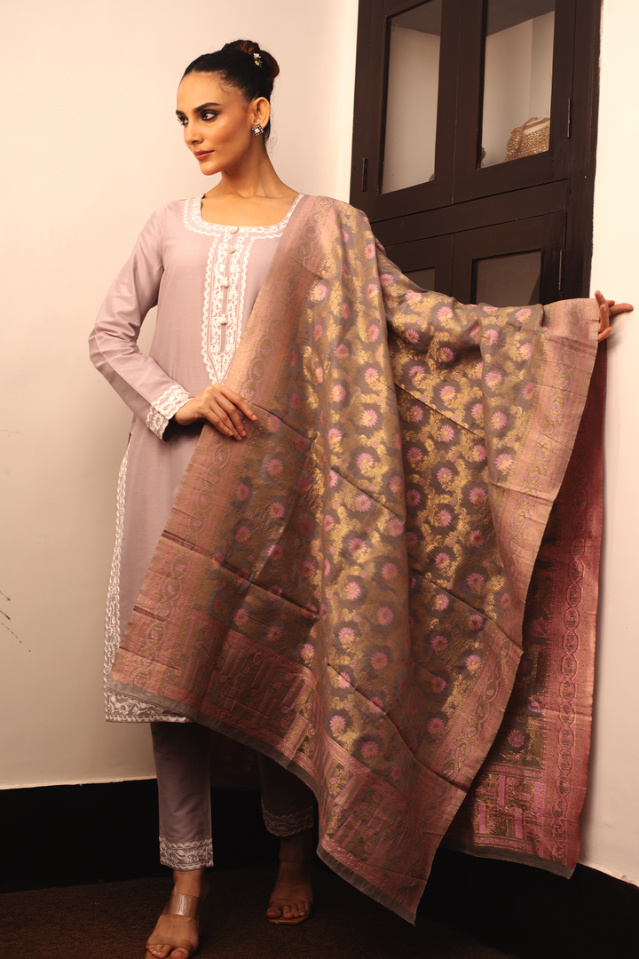 KURTI WITH PANT AND DUPATTA