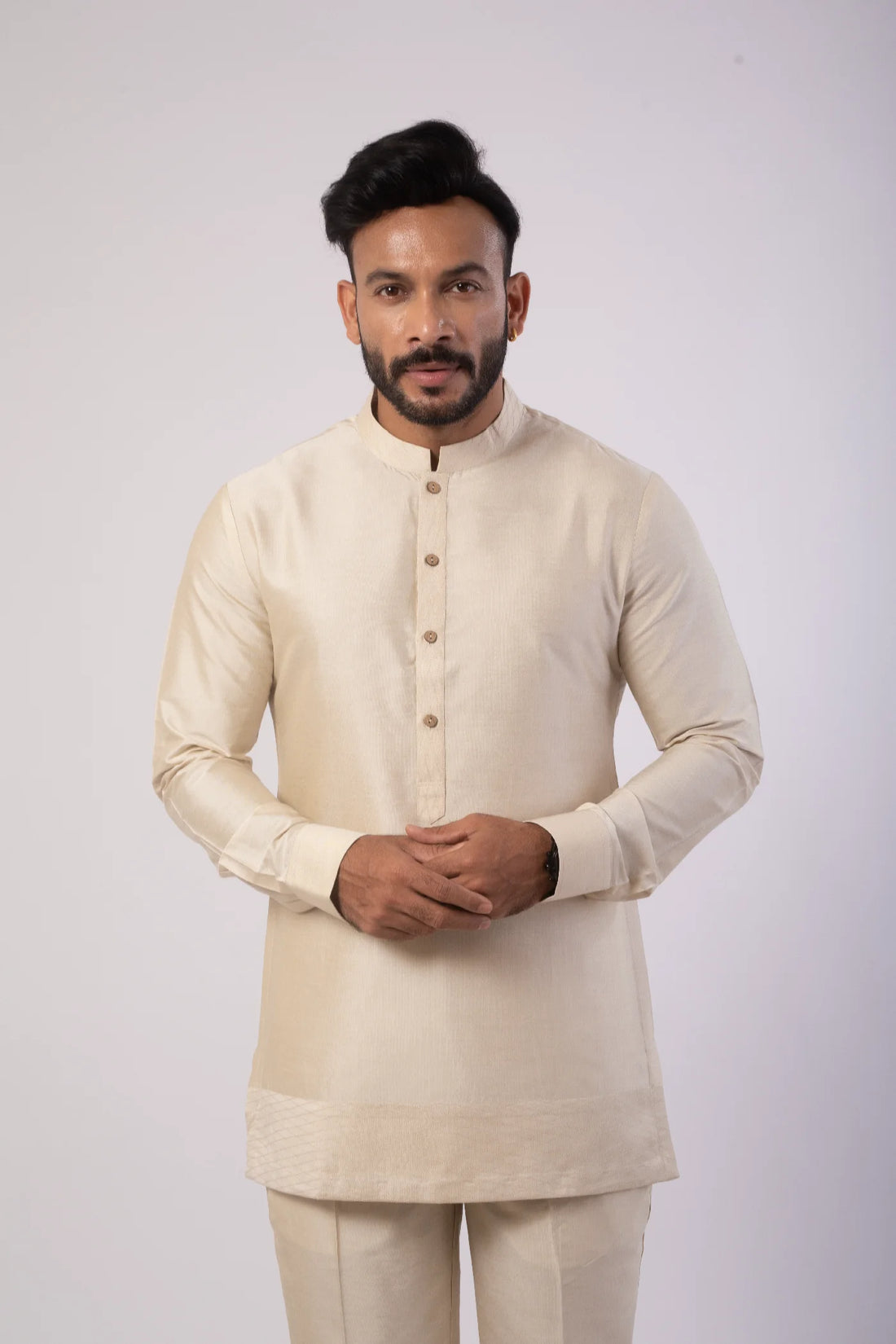 Ivory Short Kurta with Pant